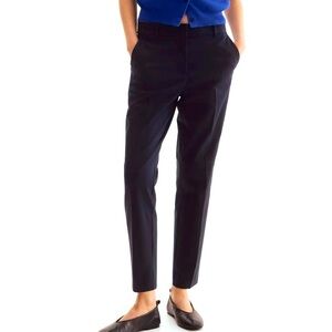 H&M Navy Blue Elastic Waist Ankle Length Pants